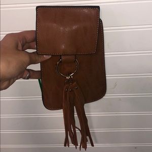 Tassel Crossbody with removable strap
